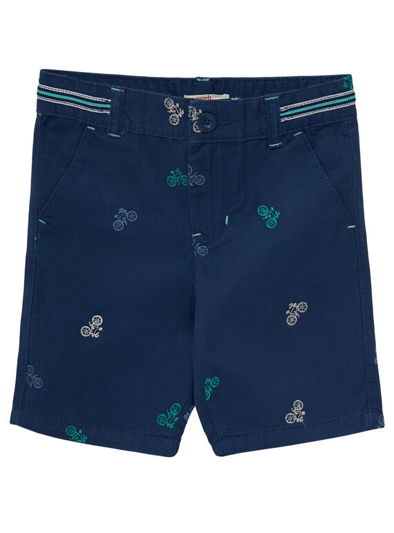 Bermuda eleganti bambino navy ricamo biciclette JOPOEBER2 / 20S902G2BER720