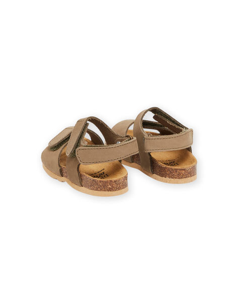 Sandali kaki in pelle RUNUKAKI / 23KK3861SLB604