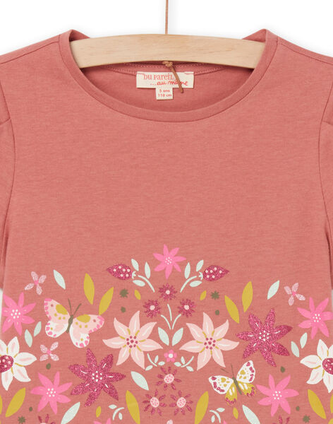 T-shirt con motivi a fiori RAMAGTI1 / 23S901T1TMCE415