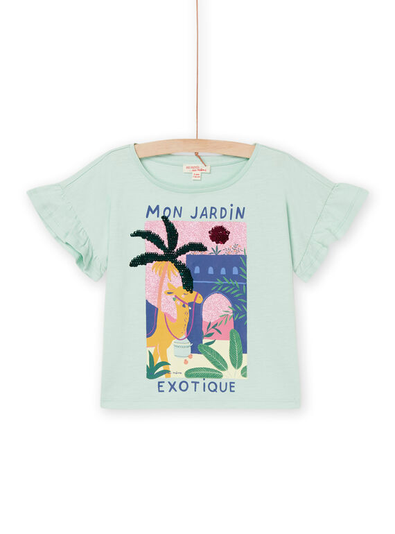 T-shirt con stampa esotica e scritta RAEXOTI1 / 23S901V4TMC611