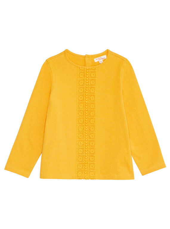 Yellow LONGSLEEVE T-SHIRT KAJOLTEE1 / 20W90139D32107
