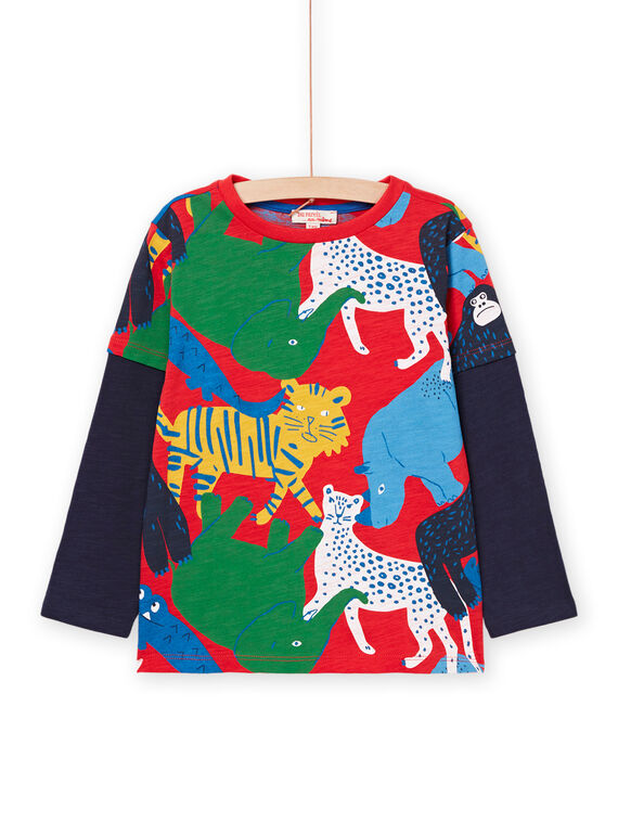T-shirt con stampa animali RONAUTEE / 23S902N1TMLF518