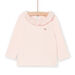 Top con stampa cuore in lurex