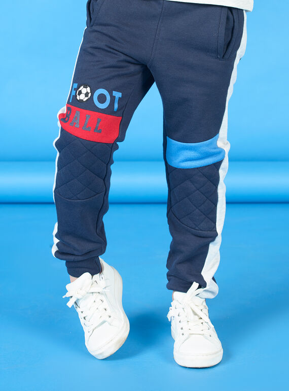 Pantaloni sportivi blu notte bambino LOHAJOG / 21S902X1JGB705
