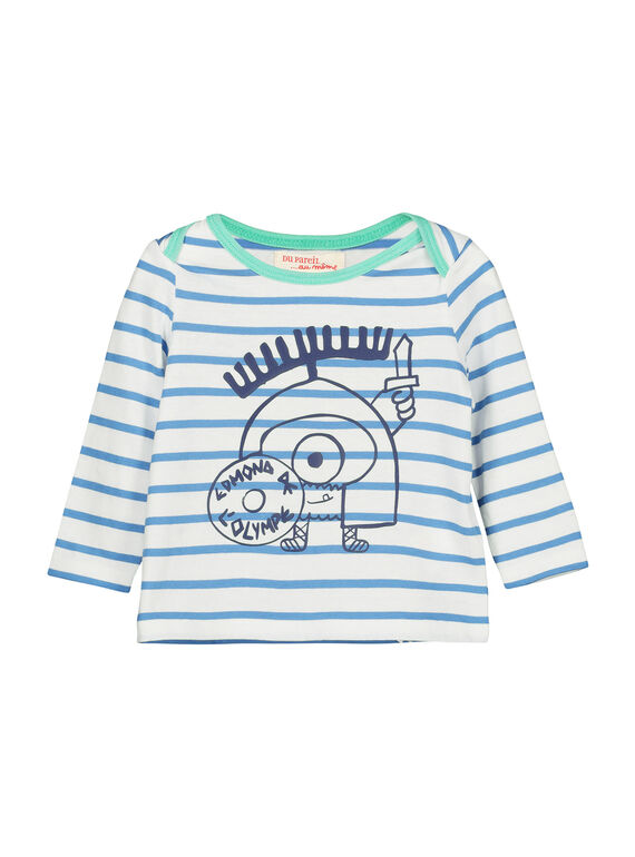 T-shirt a righe neonato FUNETEE2 / 19SG10B2TML099