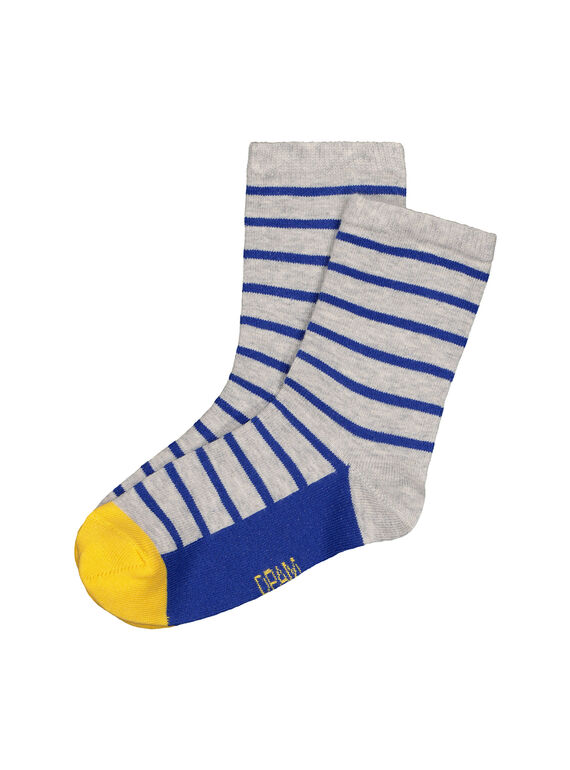 Calze medie a righe bambino FYOJOCHO3A / 19SI0235SOQJ906