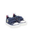 Sneakers in tela denim con patch tigre RUTOILTIGRE / 23KK3874D16P269