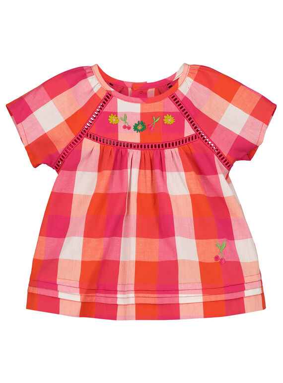 Blusa a quadri neonata FIYECHEM / 19SG09M1CHE000