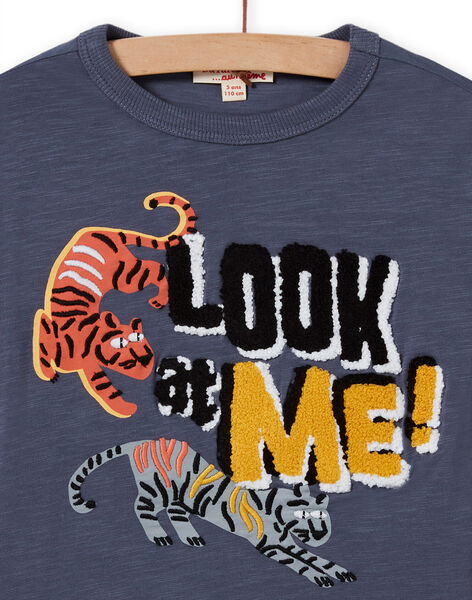 T-shirt a maniche lunghe con motivi tigri bambino MOHITEE4 / 21W902U3TML929