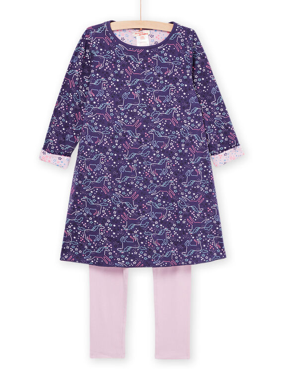 Set camicia da notte double face e leggings PEFACHUSTA / 22WH1132CHN703