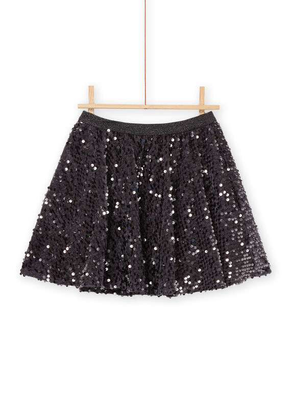 Gonna a campana con paillettes PAREJUP1 / 22W901T2JUPJ901