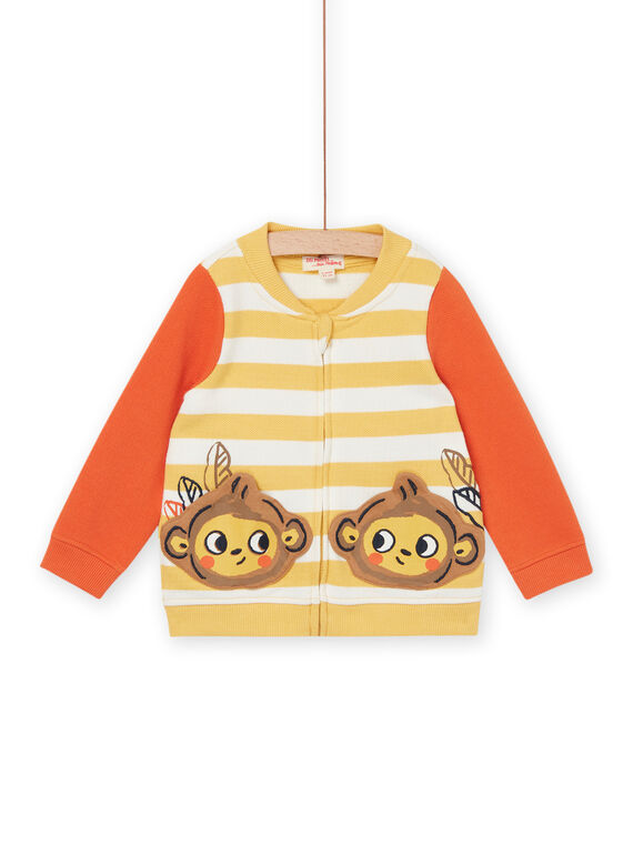 Cardigan con stampa a righe RUJUNGIL / 23SG10U1GIL113