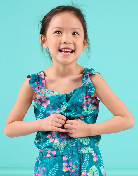 Tuta petrolio bambina NAFICOMB2 / 22S901U2CBL715