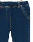 Pantaloni denim medio con elastico in vita RIJOJEAN2 / 23SG0972JEAP274