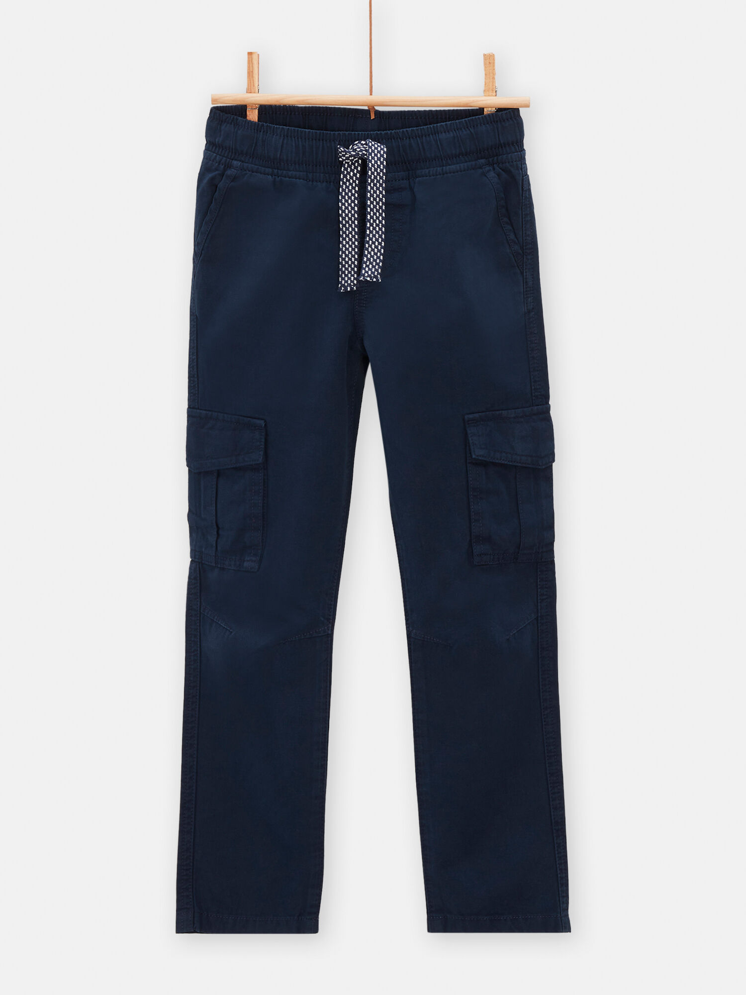 Pantaloni bambino cargo blu notte acquisto online Pantaloni DPAM