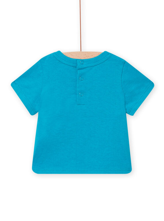 T-shirt maniche corte blu neonato NUFICTI2 / 22SG10U1TMCC215