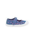 Scarpe baby in tela con stampa margherite RATOILPAQ / 23KK3571D17C201