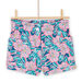 Shorts blu e rosa bambina