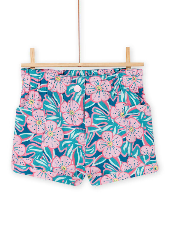Shorts blu e rosa bambina NAFICSHORT1 / 22S901U3SHO715
