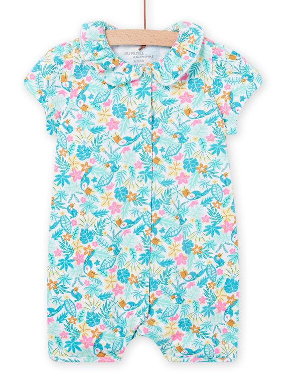 Tuta blu, rosa e gialla neonata NEFIGRENUI / 22SH13H5GRE001