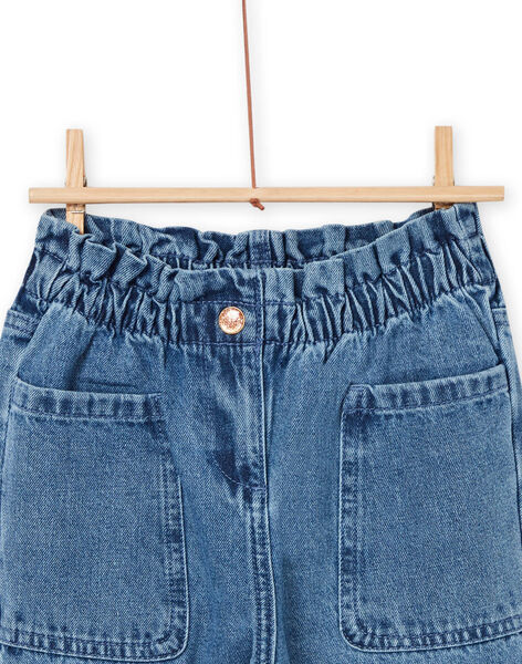 Jeans paper bag con elastico in vita PAMOJEAN / 22W901N1JEAP274