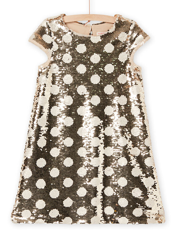 Abito con stampa a pois e paillettes RASOROB2 / 23S90121ROBK008