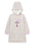 Abito con cappuccio con motivo giraffa PAREROB4 / 22W901T5ROB320