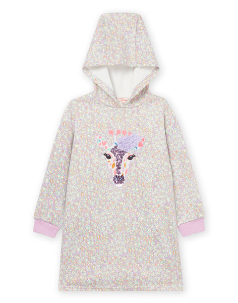 Abito con cappuccio con motivo giraffa PAREROB4 / 22W901T5ROB320