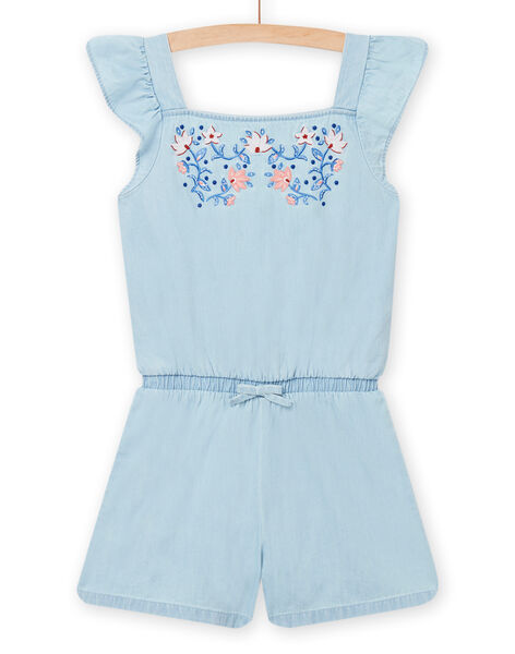Tuta denim chiaro bambina NASANCOMB1 / 22S901S2CBLP272