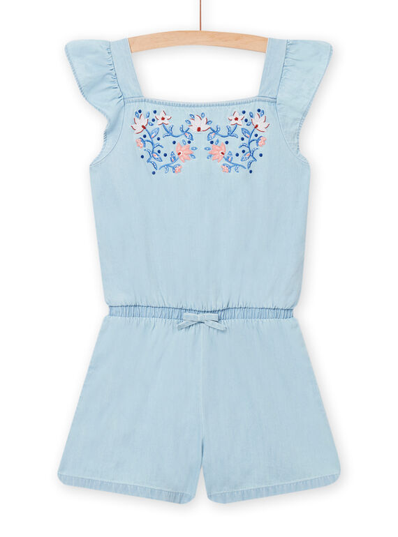 Tuta denim chiaro bambina NASANCOMB1 / 22S901S2CBLP272