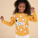 T-shirt arancione a maniche lunghe