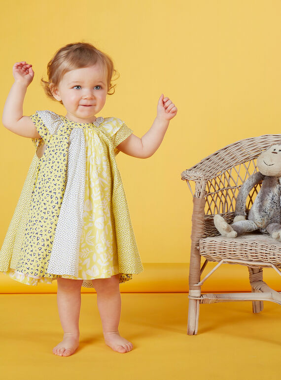 Sunny yellow Dress JITROROB1 / 20SG09F1ROB102