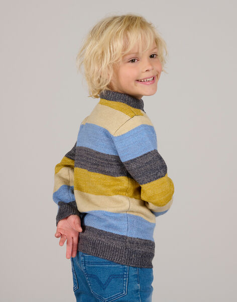 Cardigan maniche lunghe a righe POREGIL1 / 22W902T2GILJ903