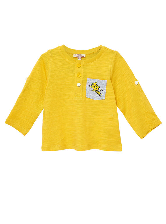 T-Shirt Maniche Lunghe Gialla JUJOTUN5 / 20SG1042TMLB114