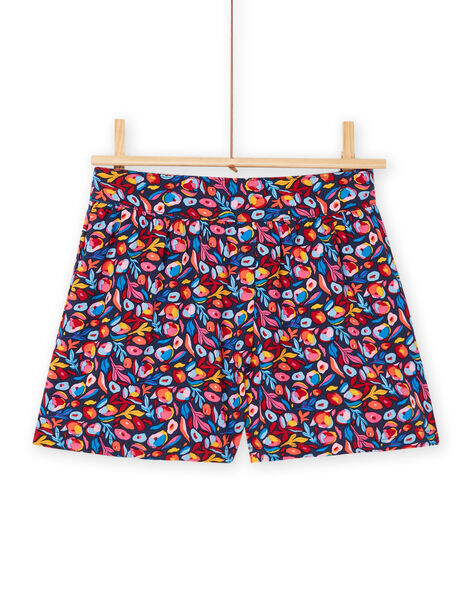 Shorts multicolori con stampa a fiori RAJUNSHORT / 23S901U1SHOC243