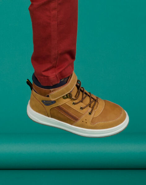 Light brown LACES SNEAKERS POBASCAMEL / 22XK3674D3Q804