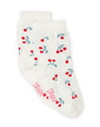 Calze corredo ecrù con stampa ciliegie RYIJOSOQ1 / 23SI0975SOQ001