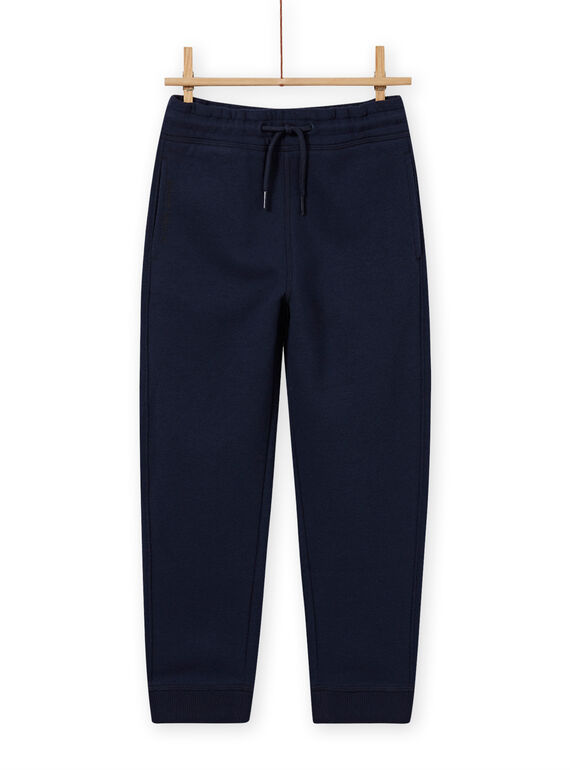 Pantaloni sportivi blu notte bambino MOJOJOBEX1 / 21W90219JGB705