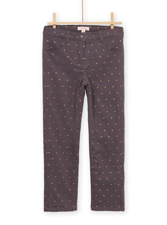 Pantaloni con stampa cuore PAREPANT2 / 22W901T2PANJ901