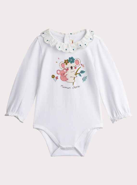 Body a maniche lunghe per bambina  VIKLIBOD / 24WG0941BOD001