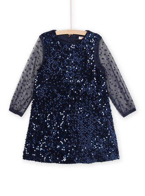 Abito con paillettes e stampa stelle PANOROB4 / 22W901V4ROBC205