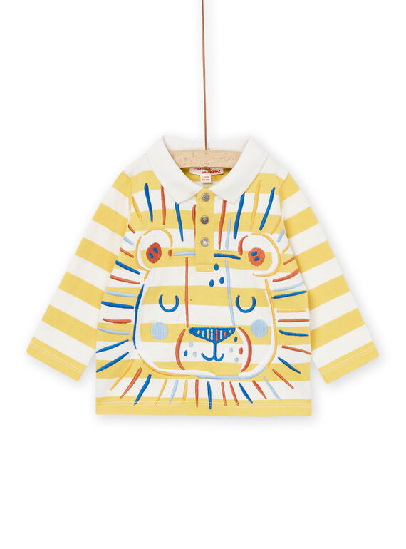 Polo a righe maniche lunghe PUCIPOL / 22WG10M1POLB105