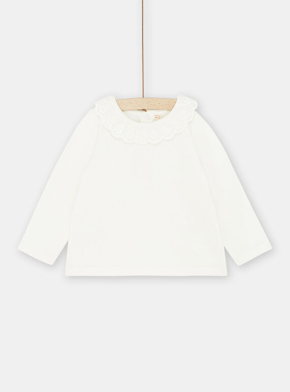 Top ecrù neonata SIJOBRA1 / 23WG09B3BRA001