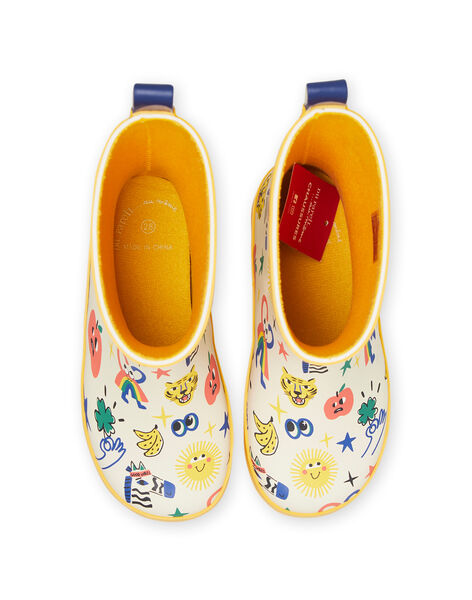 Stivali da pioggia fantasia motivo fantasia bambino NOPLUILUCKY / 22KK3663D0C080