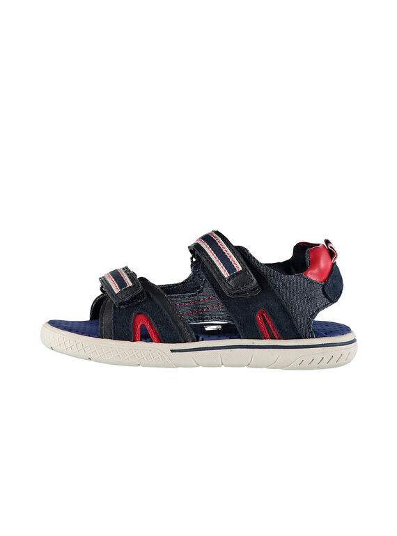 Sandali da città bimateriale bambino FGSANDSPOR / 19SK36D1D0E070