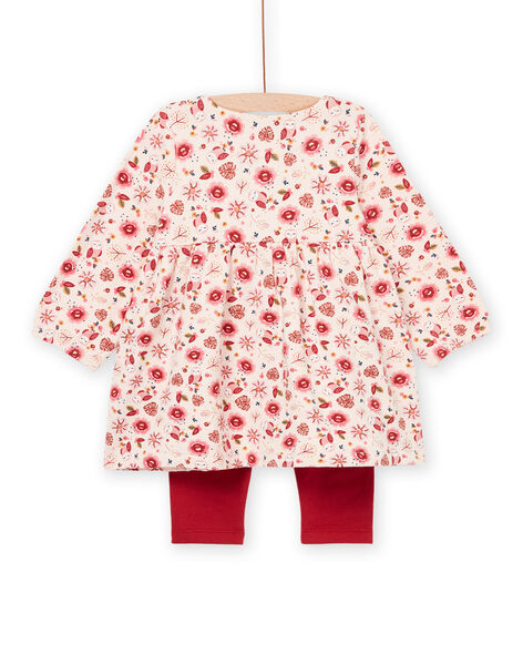 Abito maniche lunghe con stampa e leggings a tinta unita PIPRAENS / 22WG09S1ENS301