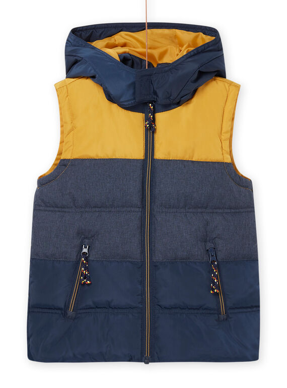 Piumino senza maniche con cappuccio ROGRODOU / 23S902J1BLO705