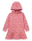 Abito felpato con cappuccio e stampa fiori PAPRIROB2 / 22W901P3ROBD318