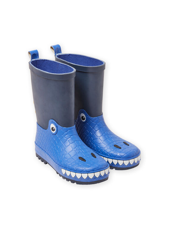 Stivali da pioggia navy motivo drago bambino MOPLUIDRAGO / 21XK3612D0C070