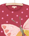 T-Shirt con stampa a pois e motivo farfalla RAMAGTEE1 / 23S901T1TML718